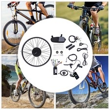 24in Electric Bicycle Front/Rear Wheel Kit 36V 500W Conversion E Bike Motor Hub