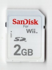 SanDisk For Wii 2GB SD Memory Card For Nintendo Wii / Camera