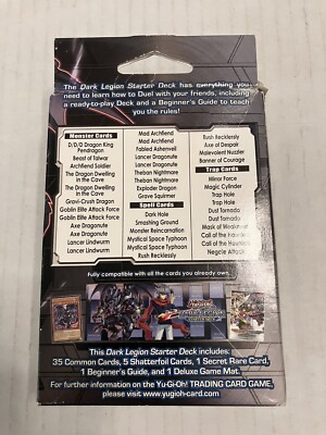 1996 Yu-Gi-Oh Dark Legion Starter Deck | eBay 1996 Yu-Gi-Oh Dark Legion Starter Deck | eBay
