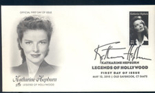 2010 First Day of Issue - Postage Stamp honoring Katharine Hepburn - Art Craft