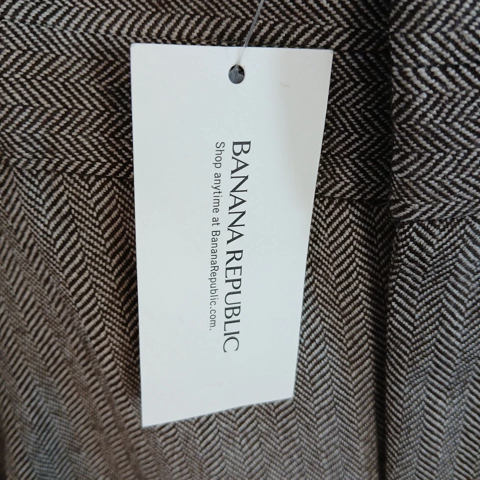 Bermudas para mujer Banana Republic Martin Fit de lana talla 8 espiga nuevas con etiquetas Foto 4 de 4