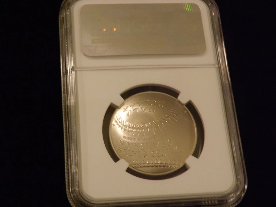 2014-D 50c Baseball Hall Of Fame Early Releases NGC MS 70 - Image 2 of 2