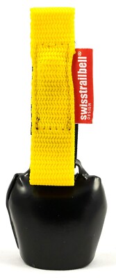 Swisstrailbell Collector Edition weiß mit grünem Mountainbiker