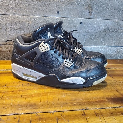 靴 NIKE AIR JORDAN 4 RETRO OREO 25cm nike air jordan 4 retro Ls Oreo Black Tech Grey 314254-003 Men Sz