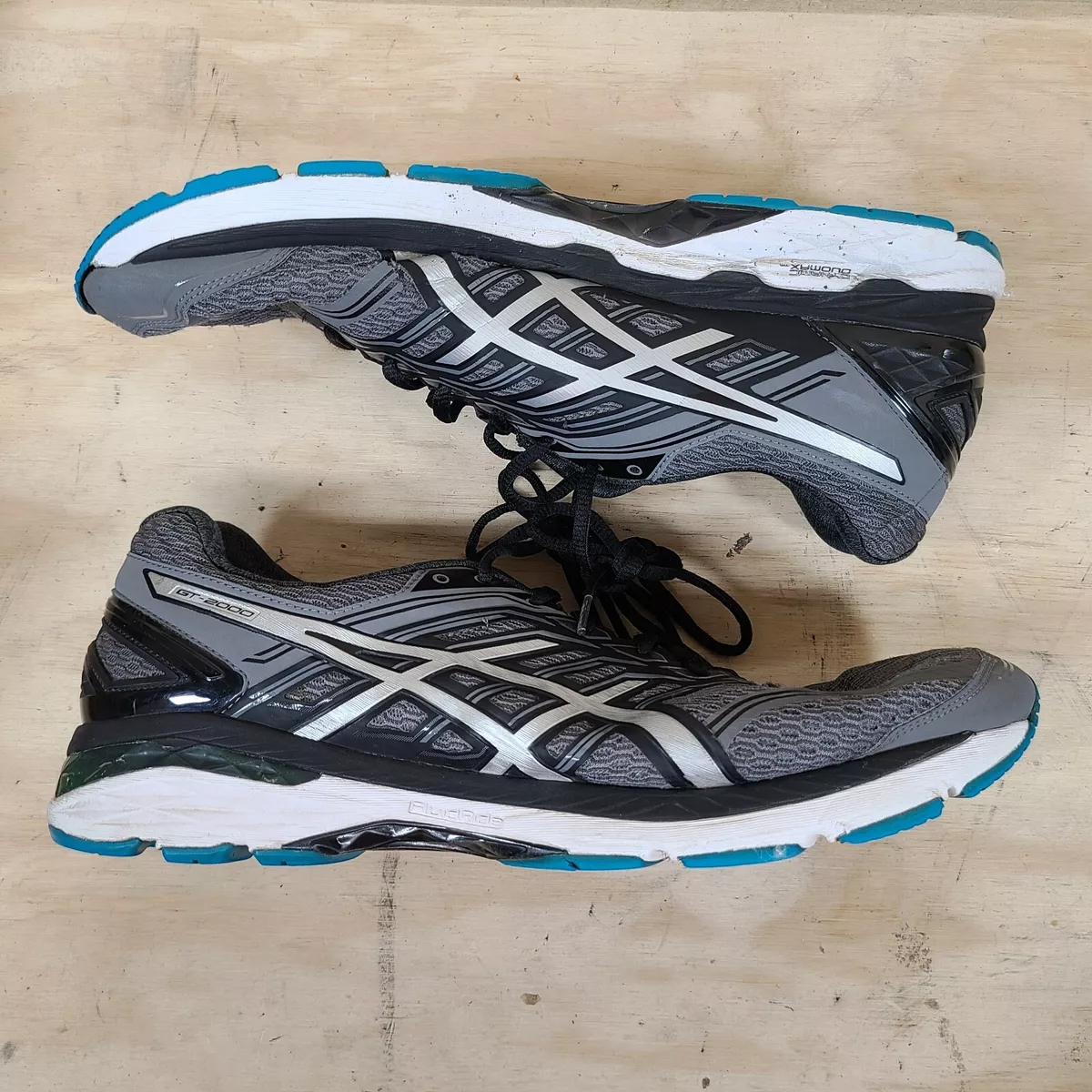 Asics GT 2000 5 T708N Gray Shoes Lace Up Low 13 2E | eBay