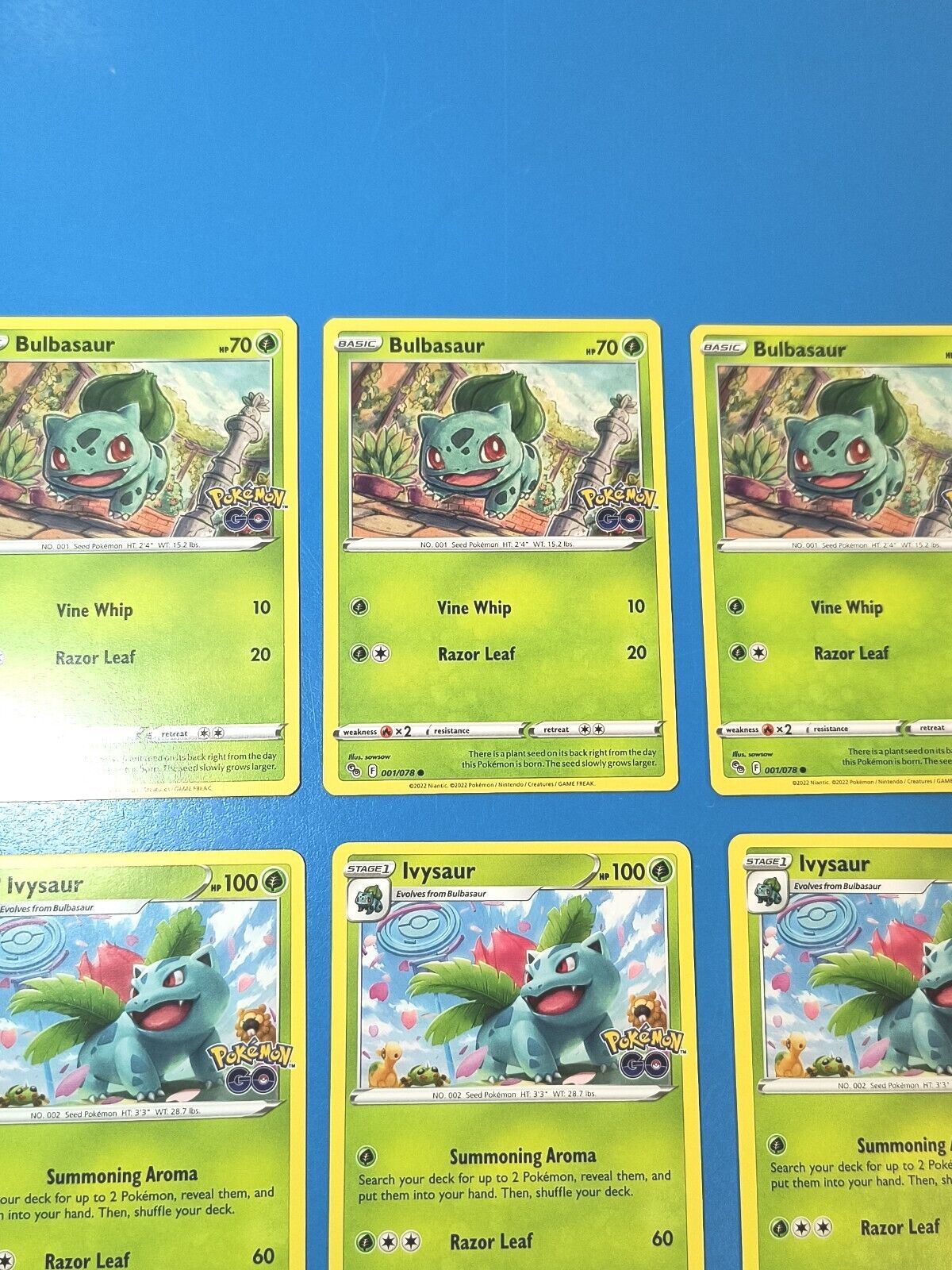  Venusaur 003/078 - Pokemon Go - Foil - Evolution Card Lot -  Ivysaur Bulbasaur : Toys & Games