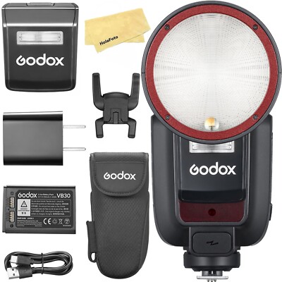 Godox V100F V100 F V100-F Rundkopf-Kamerablitz für Fujifilm Fuji Camera Flash