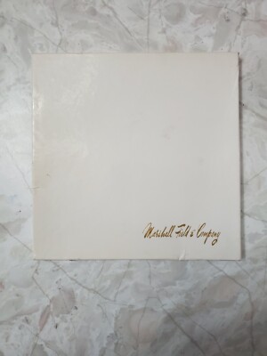 Vintage MARSHALL FIELD & Co Gift Box Present Original Tissue Paper