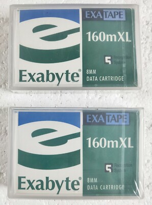 2 Exabyte 307265 Exatape 8 MM Data Cartridge 160mXL