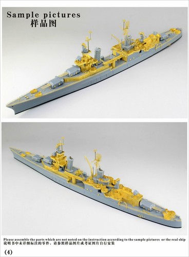 Five Star FS-700060 1/700 USS Indianapolis CA-35 Photo Etches for Tamiya 31804