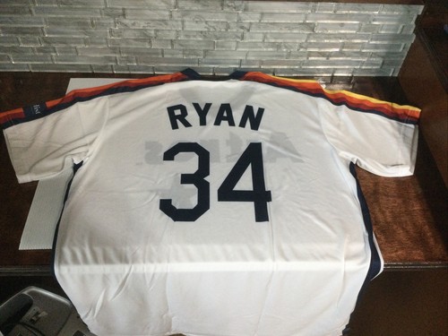 Houston Astros Baseball #34 Nolan Ryan Methodist Hospital SGA Jersey Size Men XL - Picture 2 of 5