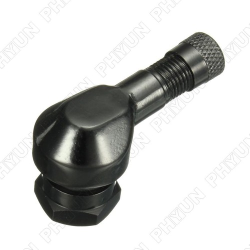 2x Motorcycle 90° Tire Valve Stems Black For Suzuki Yamaha Kawasaki Honda 11.3mm - Picture 7 of 7