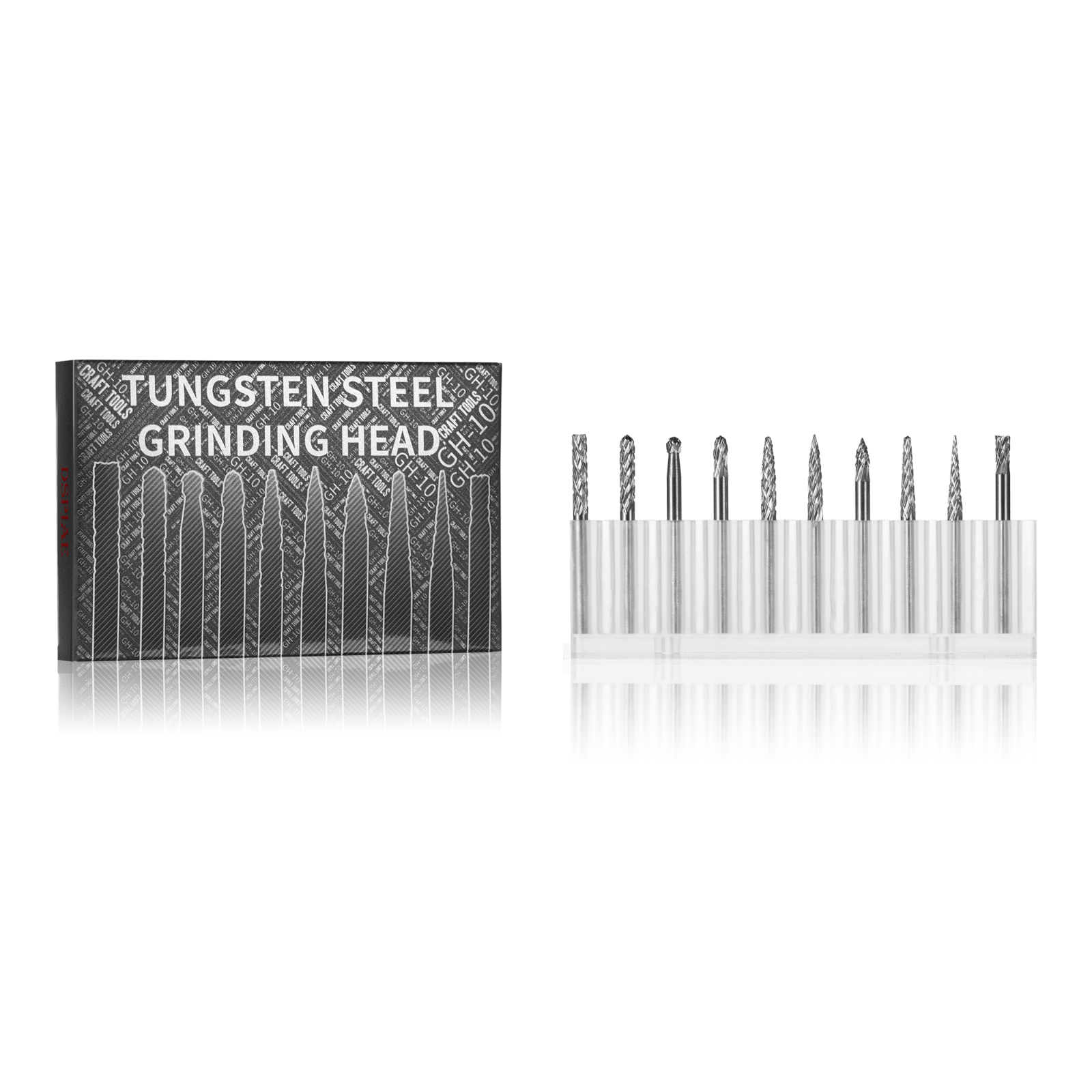 DSPIAE GH-10 Tungsten Steel Grinding Head For Set ES-P