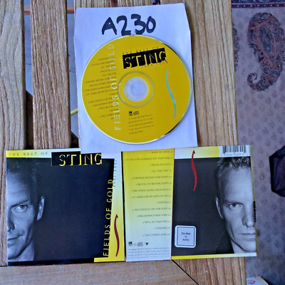 Fields of Gold: Best of (1984-1994) by Sting (CD, 1994) No Case No Track #A230