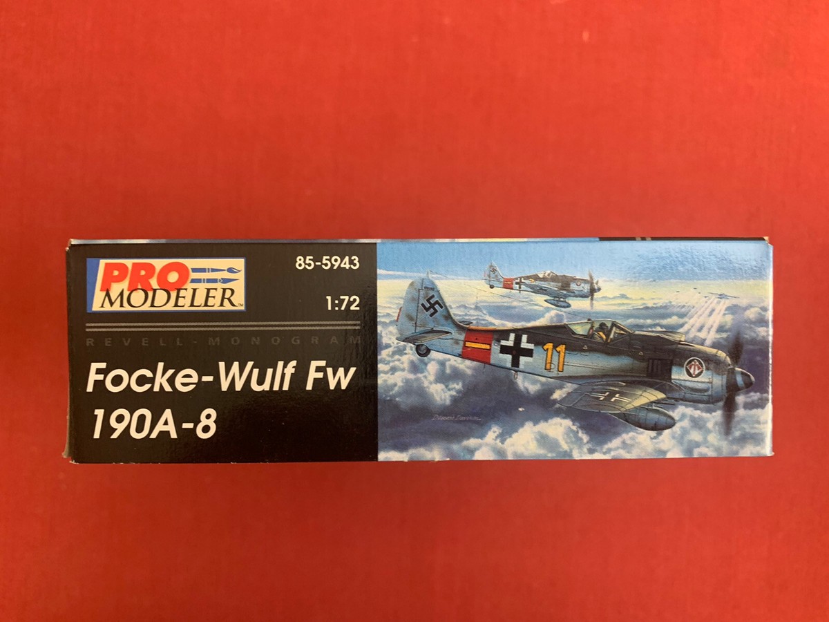 Nice 1:72 Focke-Wulf Fw 190A-8 Pro Modeler 85-5943 | eBay