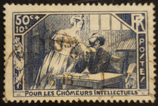 Timbre France Oblitéré Y&T N° 307 de 1935