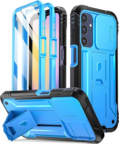 Poetic Case For Galaxy A25 5G with Kickstand Built-in Screen Slide Camera Cover - Picture 2 of 18