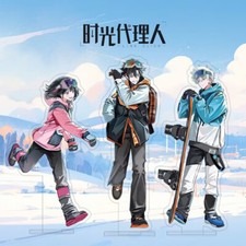 New Link Click Shiguang Daili Ren Lu Guang Cheng Xiaoshi Qiao Ling Stand 12cm