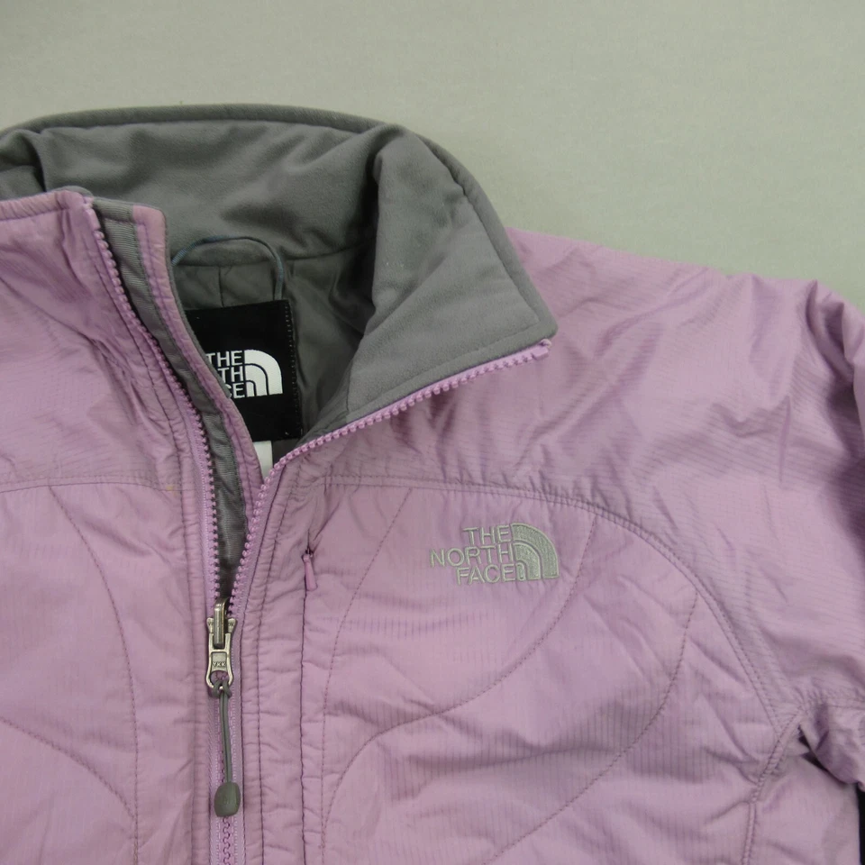 North Face Womens Jacket Small Long Sleeve Full Zip Pockets Lightweight Pink - Image 3 of 4