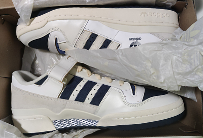 Adidas Forum 84 Low GZ6427 Navy/Off-white Men's Size 13 New With