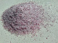 Pink Snow Crushed Glass For Crafts 1mm and smaller