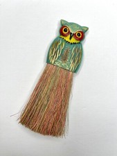 Vintage Owl Clothes Brush RARE