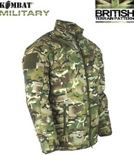 Kombat UK Elite II Military Soft Shell Thermal Jacket Lightweight BTP Camo Large