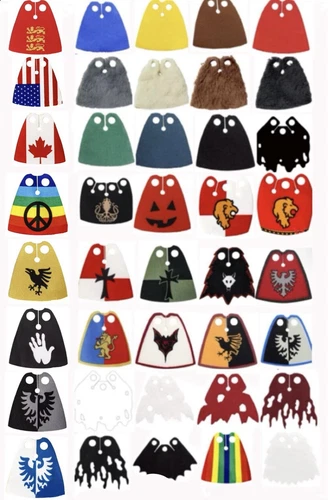 Cloth Capes For LEGO Minifigures YOU PICK! - Star Wars LOTR Castle Knights Capes