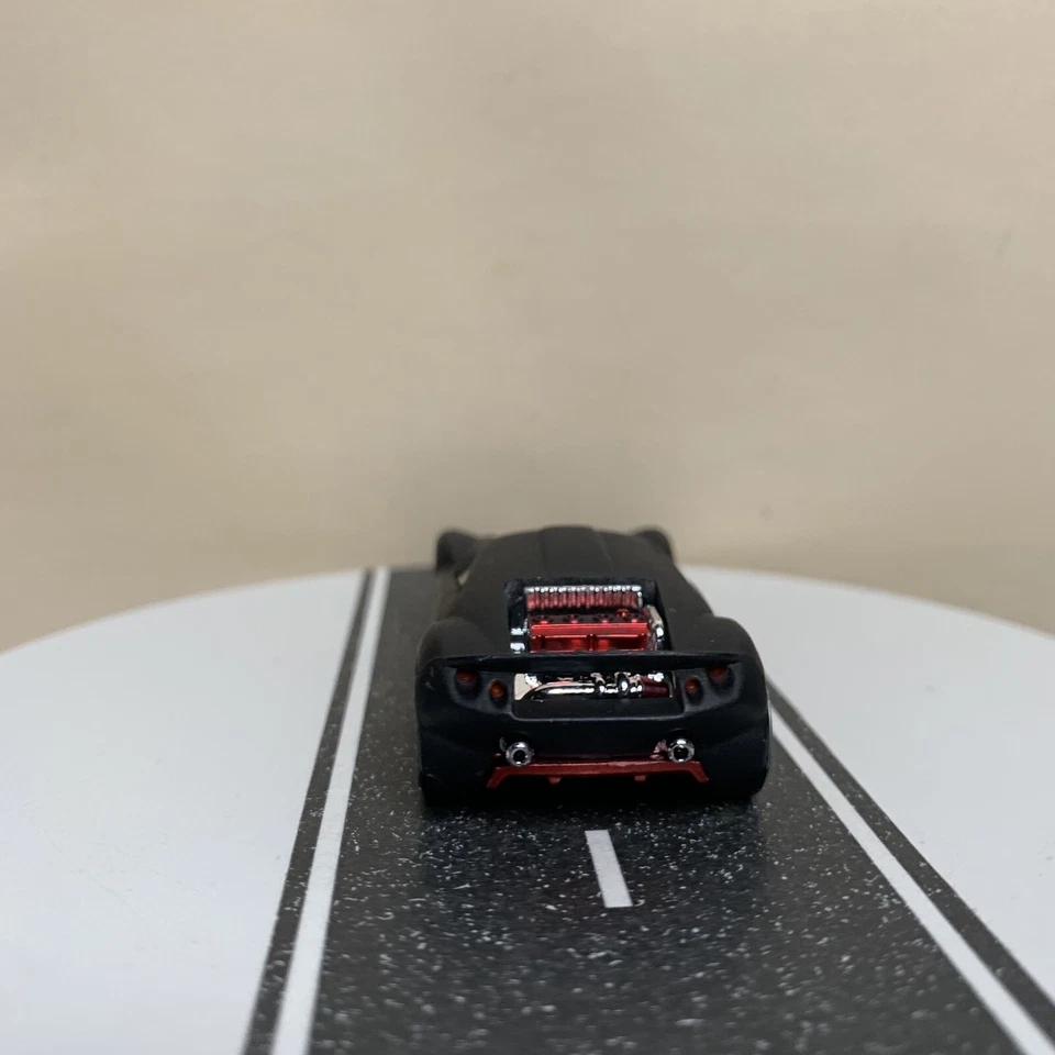 Hot Wheels Designers Challenge Mitsubishi Double Shotz Concept Car negro/rojo casi nuevo Foto 4 de 4