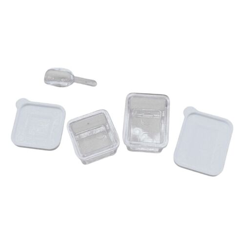 Small Dollhouses Storage Containers Set Sturdy Plastic Boxes Accessory