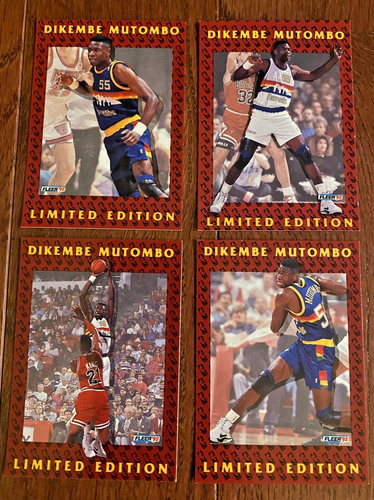 Fleer Dikembe Mutombo 1992 edizione limitata set completo inserti 1-12 - Foto 5 di 5