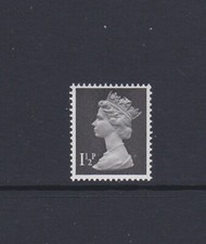 GB Machin defintive MNH 1 1/2p Black SGX848