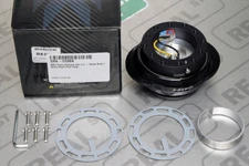 NRG Steering Wheel Quick Release Gen 2.2 Black Body with Shiny Black Oval Ring