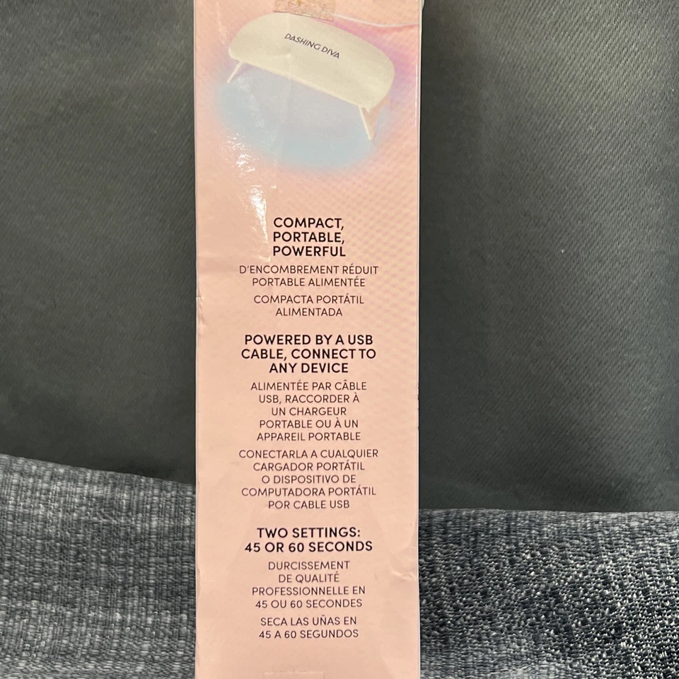 Dashing Diva Glaze Strong Starter Kit Semi Cured Gel LED Lamp Included Pink - Изображение 4 из 4