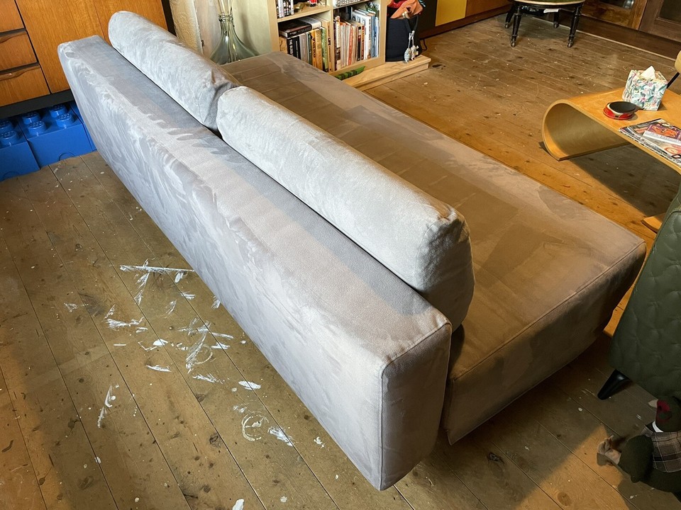 MUJI Double Sofa Bed Light Grey eBay