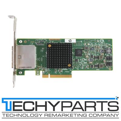 HPE H221 LSI SAS9207-8e HBA MiniSAS PCI-E x8 3.0 6Gb/s Adapter 729554 ...