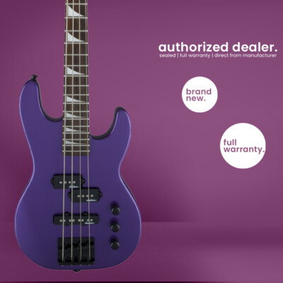 Jackson | JS Series Concert Bass Minion JS1X | Electric Guitar | Pavo Purple