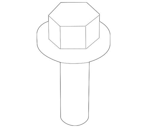 Tornillo de ensamblaje del espejo para Ford 2015-2021 (N/P W505424-S450B)