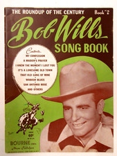 1945 Western Singer BOB WILLS SONG BOOK Bourne Music near mint l1
