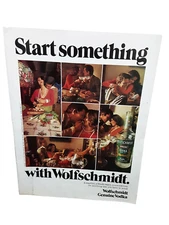1974 Wolfschmidt Vodka Start Something Original Print Ad
