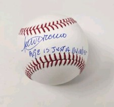 Julio Franco SIGNED AUTOGRAPHED Auto Age Is Just A Number Ins Baseball PSA ITP