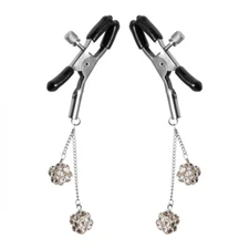 Master Series Ornament Bondage and Fetish BDSM Metal Nipple Clamps by XR Brands