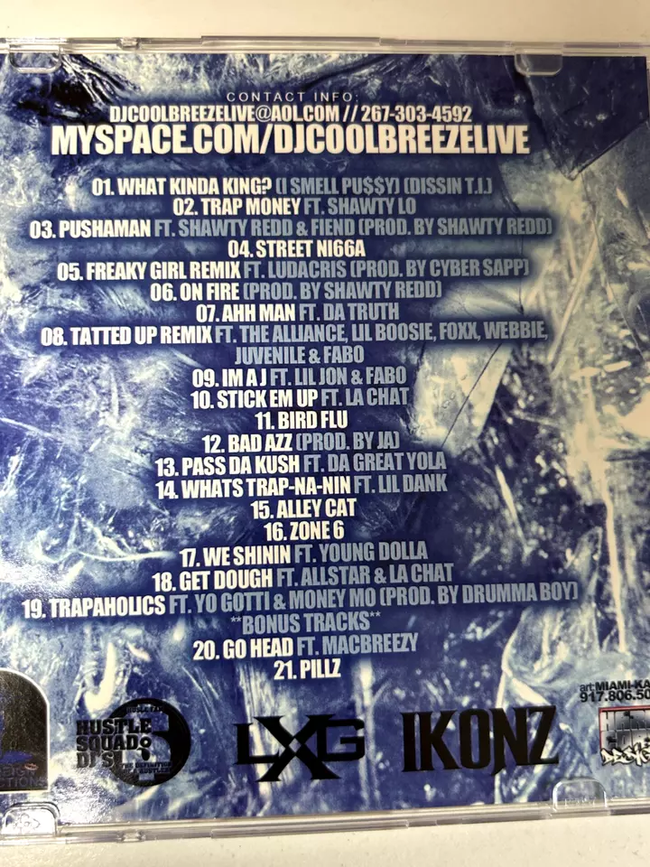 DJ COOL BREEZE GUCCI MANE ICED UP MIXTAPE MIX CD 2006 ATLANTA PROMO - Image 2 of 2