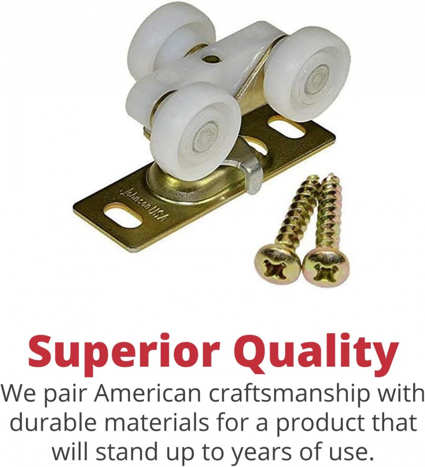 Johnson Hardware 100PD Commercial Grade Pocket Sliding Door Hardware 72