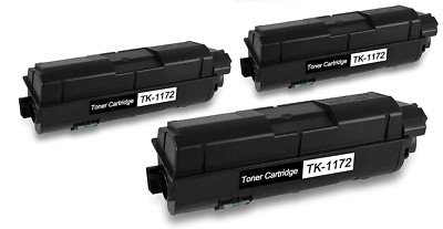 3PK Compatible TK-1172 Toner For Kyocera Mita ECOSYS M2040dn M2540dw M2640idw