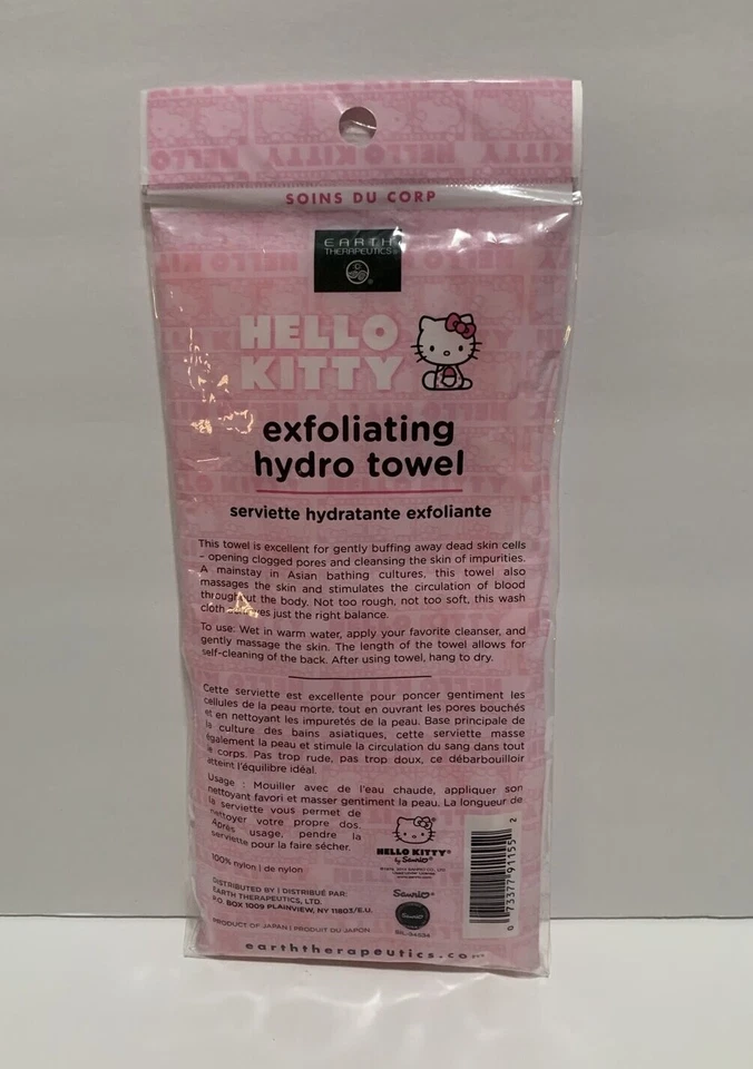 Earth Therapeutics - Toalla hidroexfoliante Hello Kitty Foto 2 de 4