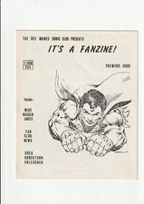Its A Fanzine #1 (Aug 1980) Iowa Fanzine - White Variant Michael Nasser Catalog