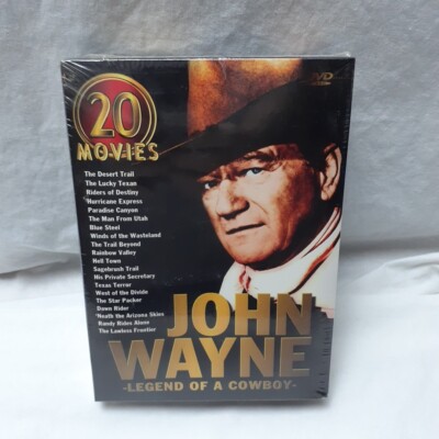 John Wayne Legend Of A Cowboy 20 Movies 5 Double Sided DVD Box Set New
