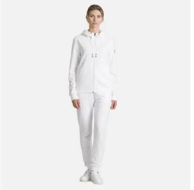 Rossignol Damen Hoodie, durchgehender Reißverschluss Logo - 100 (weiß)
