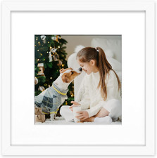 Golden State Art, 12X12 Solid Wood Frames with Tempered Glass, Display 12X12 or